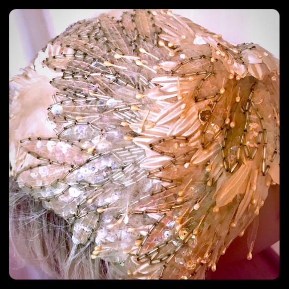 Hand made antique wedding hat